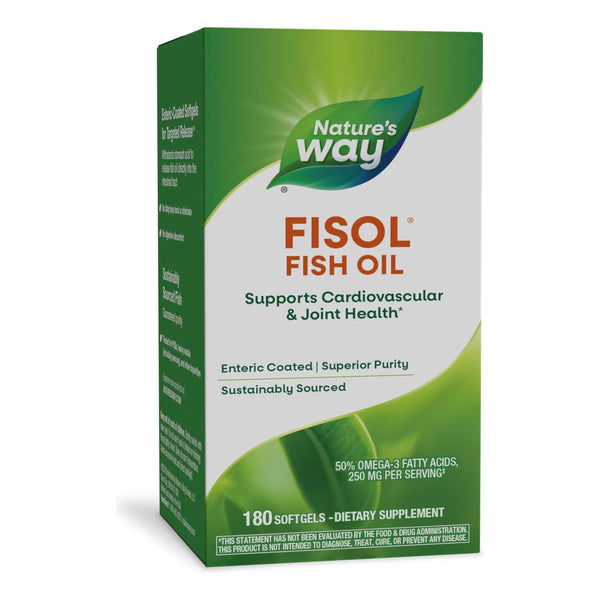 Aceite De Pescado Natural 180 Cápsulas Suaves Omega 3 Purifi - Imagen 1