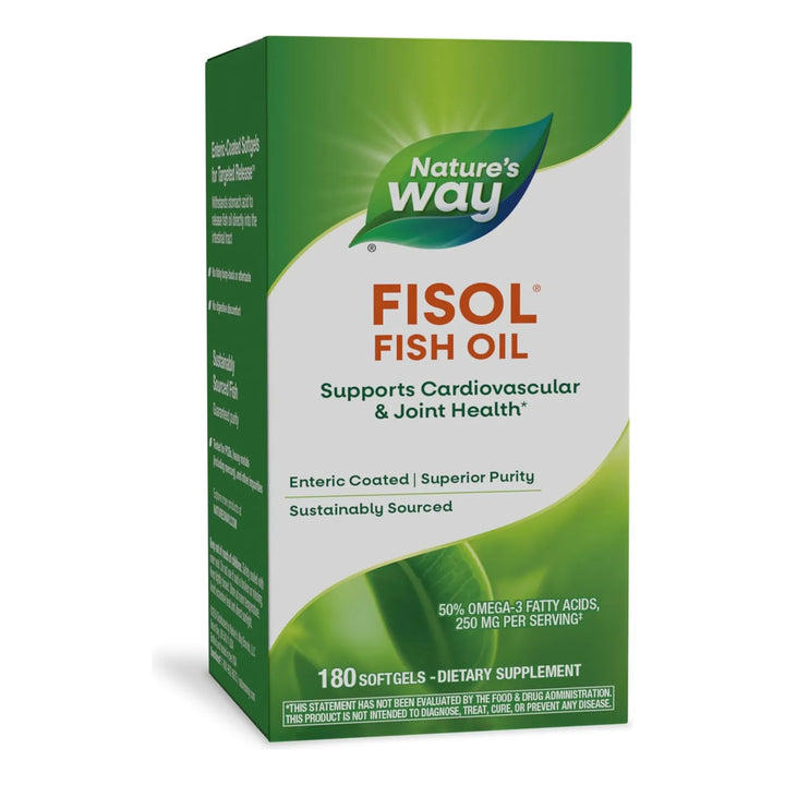 Aceite De Pescado Natural 180 Cápsulas Suaves Omega 3 Purifi - Imagen 1