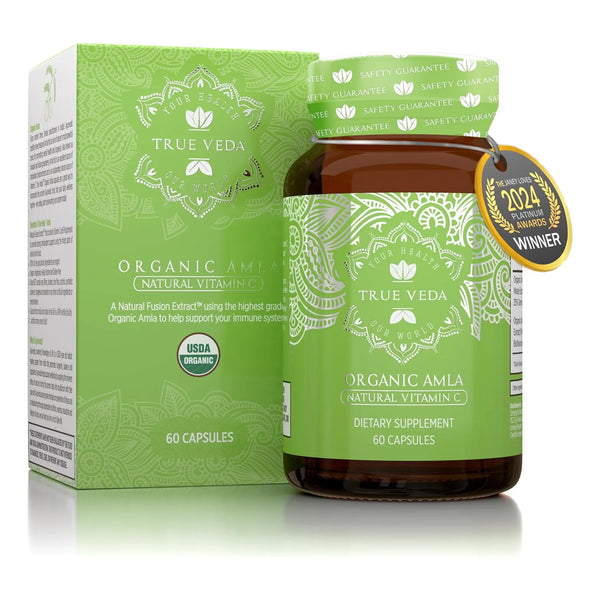 Cápsulas Orgánicas Amla Vitamina C Certificadas Usda A Base - Imagen 1
