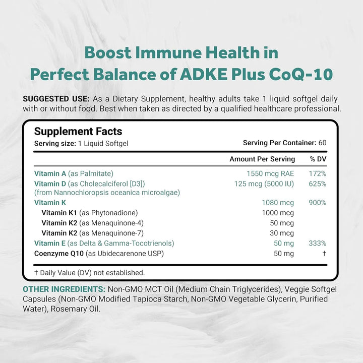 Vitamina Adk Nanoemulsionada Con Tocotrienol Y Coq10 En Mct - Imagen 2