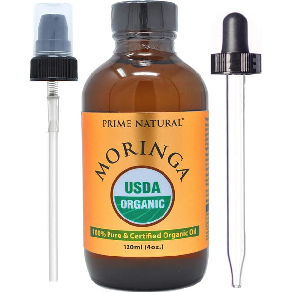 Aceite De Moringa Orgánico Puro 120 Ml Prensado En Frío Virg - Imagen 1