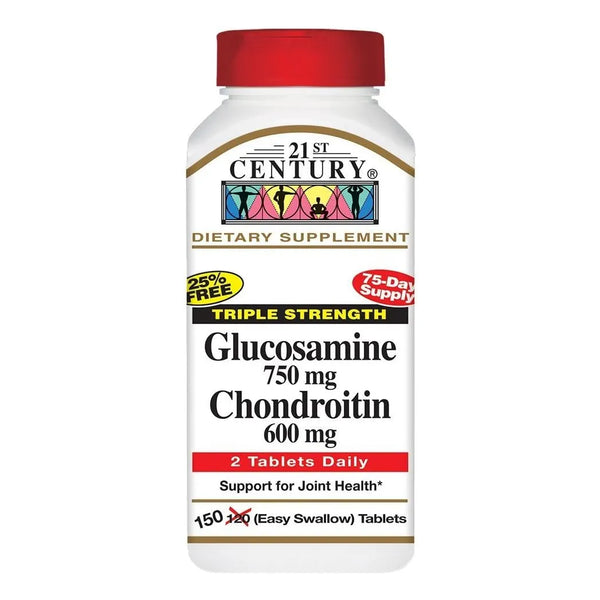 Glucosamina Condroitina 750mg 600mg Triple Fuerza Tabletas 1 - Imagen 1