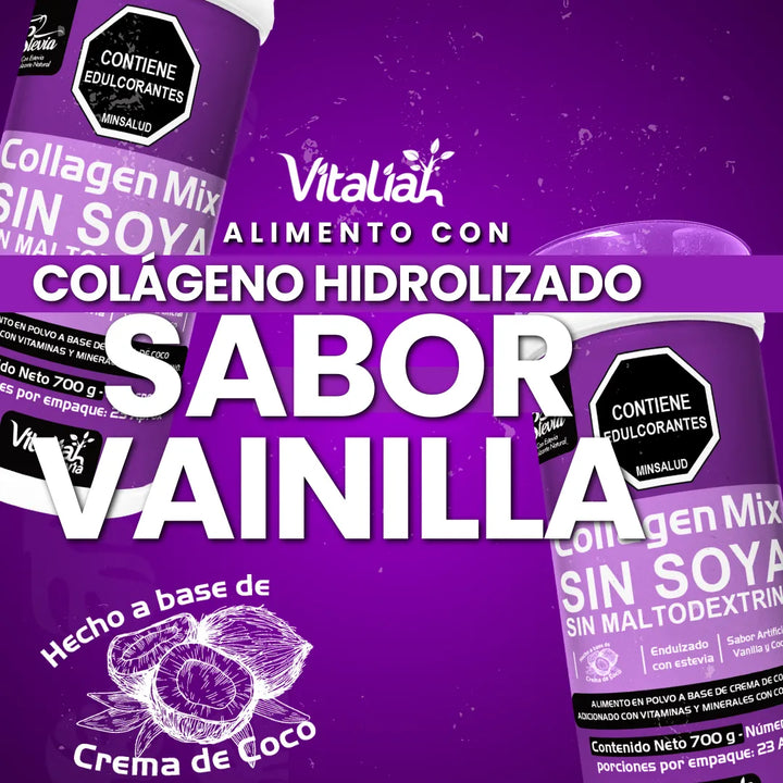 Kit Colágeno Hidrolizado Vitaliah 50/50 + Vainilla + Doypacks X2 - Imagen 6