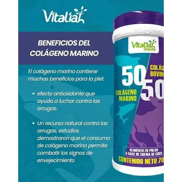 Colágeno Marino Bovino Vitaliah Vainilla - Imagen 3