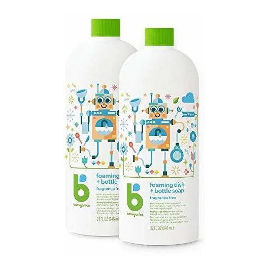 Babyganics Jabon Espuma 2 Paquetes, El Embalaje Puede Variar - Imagen 1
