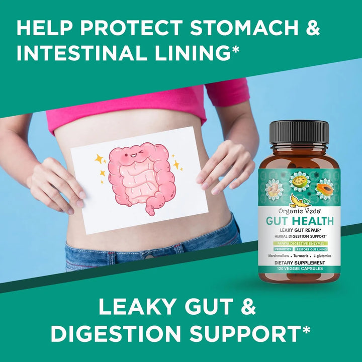 Cápsulas Orgánicas Para Salud Intestinal Con Enzimas Digesti - Imagen 6
