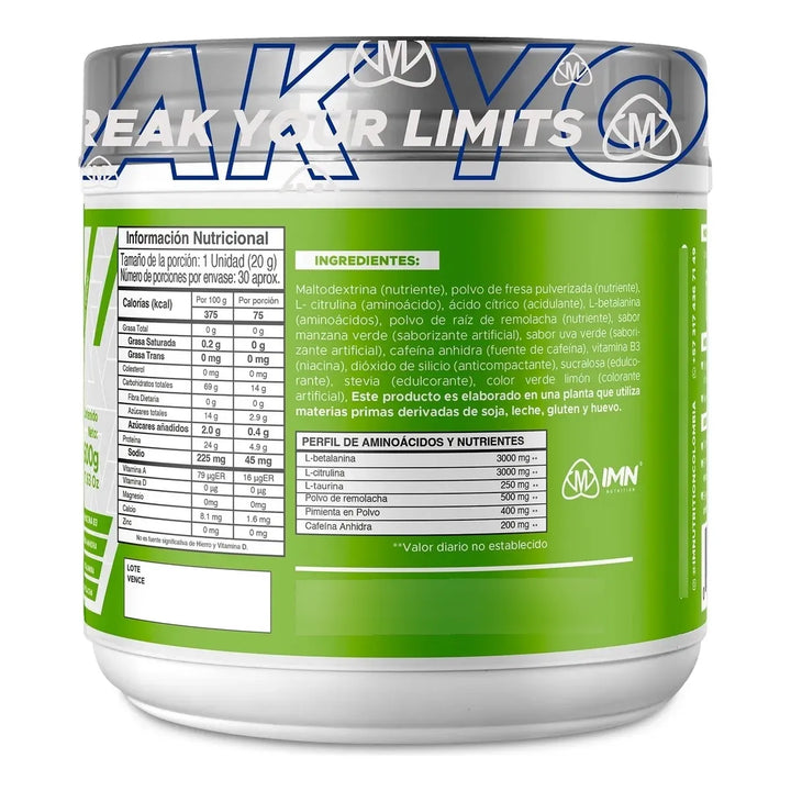 Ultimate Pre-entreno 600g Green Fusion - Imagen 2
