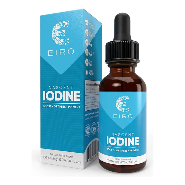 Gotas De Yodo Naciente Absorción Superior Apoyo Tiroides - Imagen 1