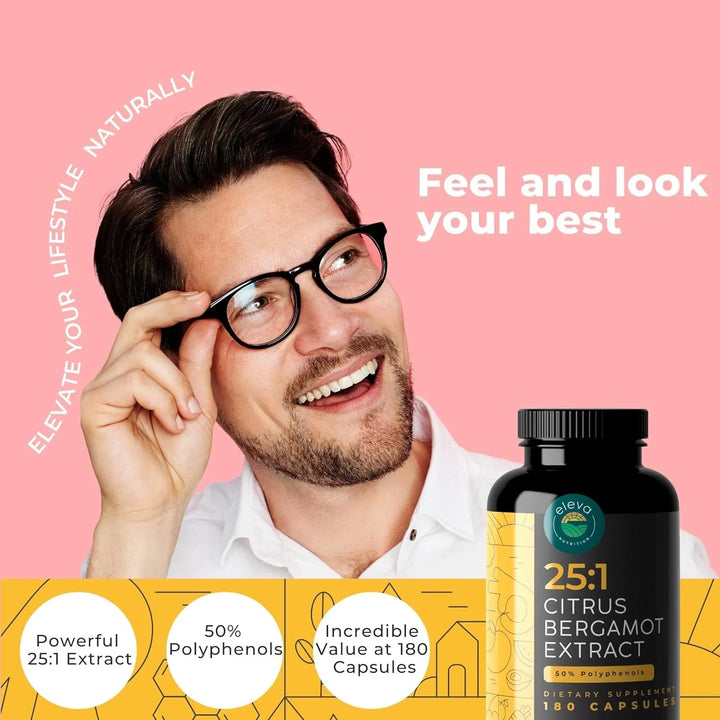 Cápsulas Extracto Bergamota 1000 Mg Enriquecidas Con Berenje - Imagen 2