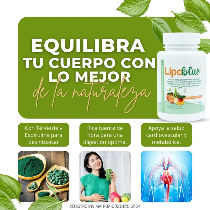 1 Control Peso Natural Lipoblue Natural - Imagen 4