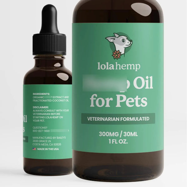 Aceite De Cáñamo Natural Para Perros Y Gatos Apoyo Articular Lolahemp