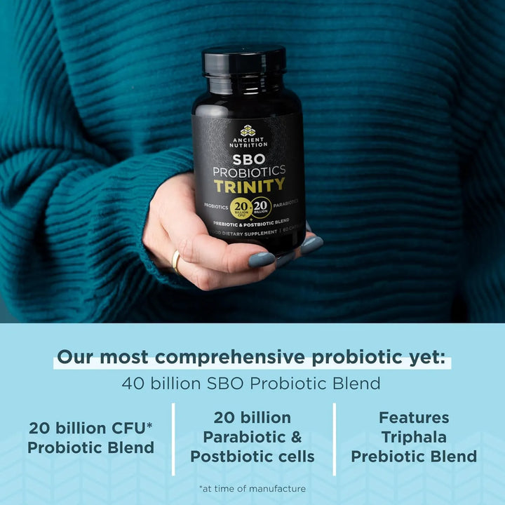 Probioticos 40 Mil Millones Mezcla De Prebióticos Postbiótic - Imagen 4