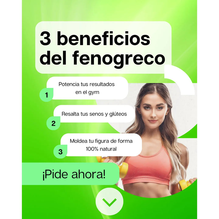 Aguaje Fenogreco Con Magnesio Y Potasio Para Equilibrio Hormonal, Firmeza De Busto Y Glúteos, Salud Ósea, Energía Y Bienestar General Vainilla - Imagen 3