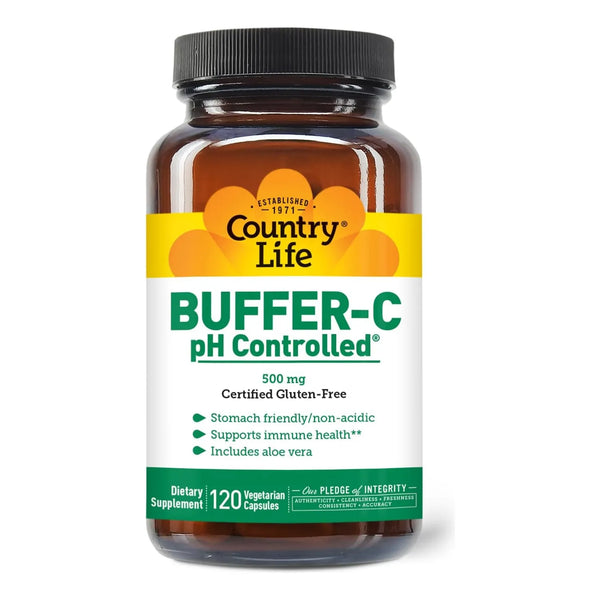 Cápsulas Vegetales Buffer C 500 Mg 120 Unidades - Imagen 1