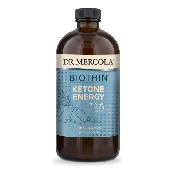 Aceite MCT Biothin Ketone Energy Con Acido Caprilico 16 Onzas Energia Instantanea Sin Gluten