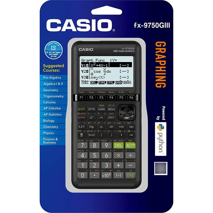 Calculadora Casio Fx-9750giii Graficadora Y Programable Color Negro - Imagen 3