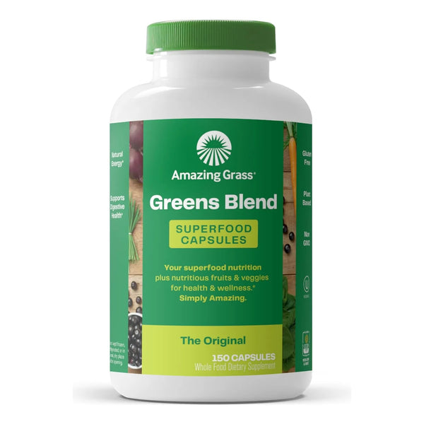 Cápsulas De Superalimentos Con Espirulina Clorella Probiótic - Imagen 1