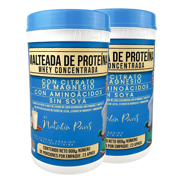 Kit X2 Proteína Whey Concentrada Natalia París - Imagen 1