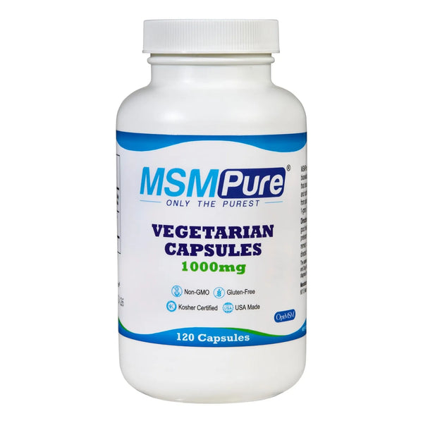 Cápsulas De Azufre Orgánico 1000 Mg Para Flexibilidad Articu - Imagen 1