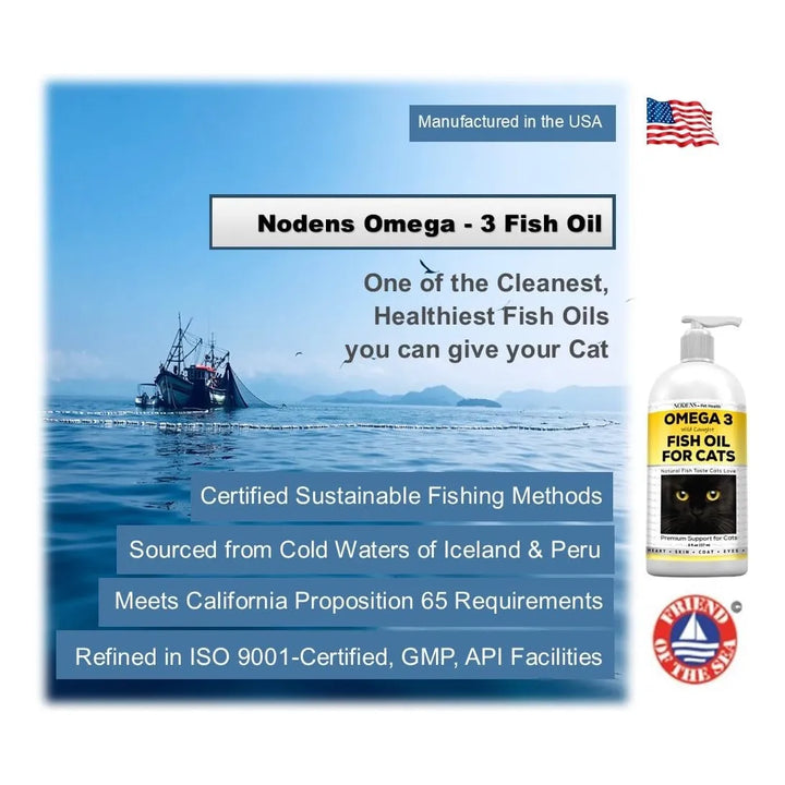 Aceite Omega-3 Para Gatos Ácidos Grasos Epa Dha Piel Saludab - Imagen 4