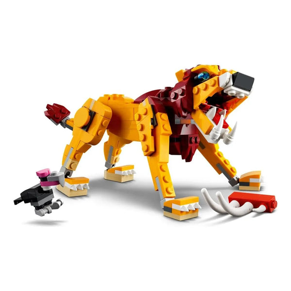 Lego Creator 31112 León Salvaje 3 En 1 224 Piezas Juguete Educativo Y Divertido
