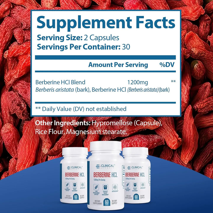 Berberina Pura 1200 Mg Apoyo Hepático 60 Cápsulas Vegetales - Imagen 7