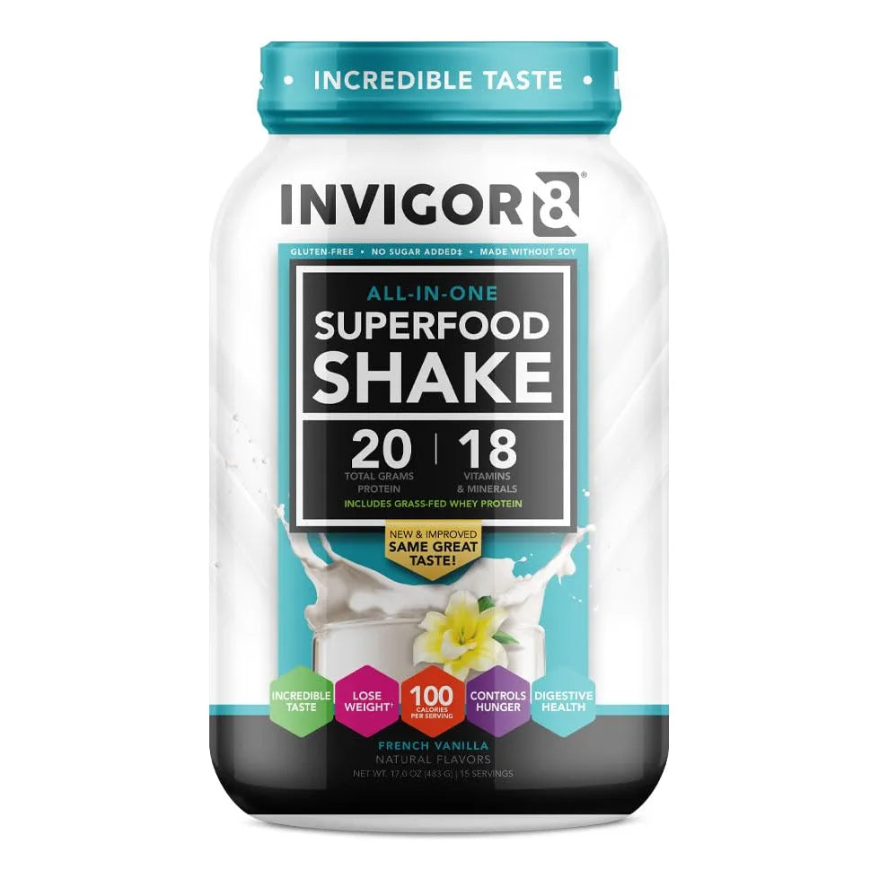 Licuado Organico Nutritivo Invigor8 Superalimento 450g Chocolate Tripl ...