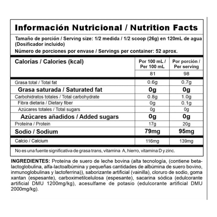 Proteína Bipro Classic 3lb - Imagen 3