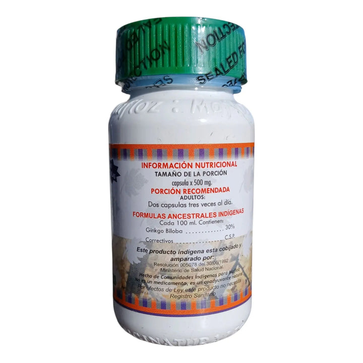Ginko Biloba 60 Capsulas Natural - Imagen 4