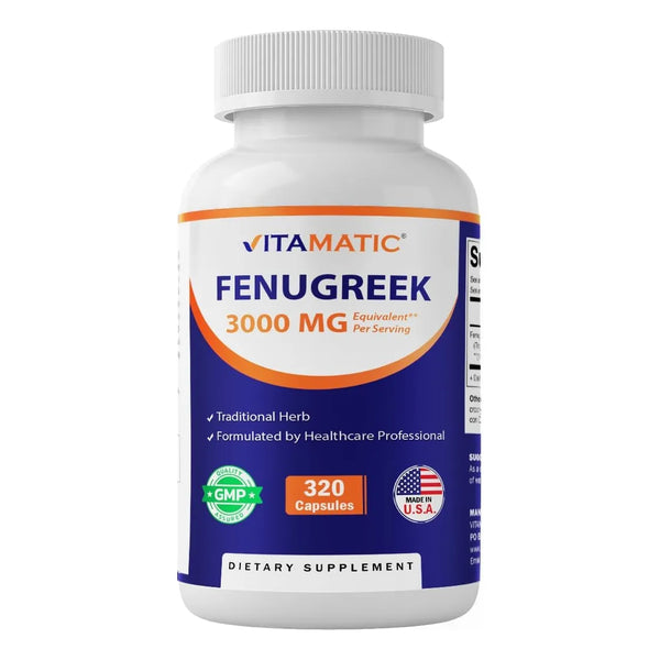 Cápsulas De Fenogreco Extra Fuerte 3000 Mg 320 Unidades Trig - Imagen 1
