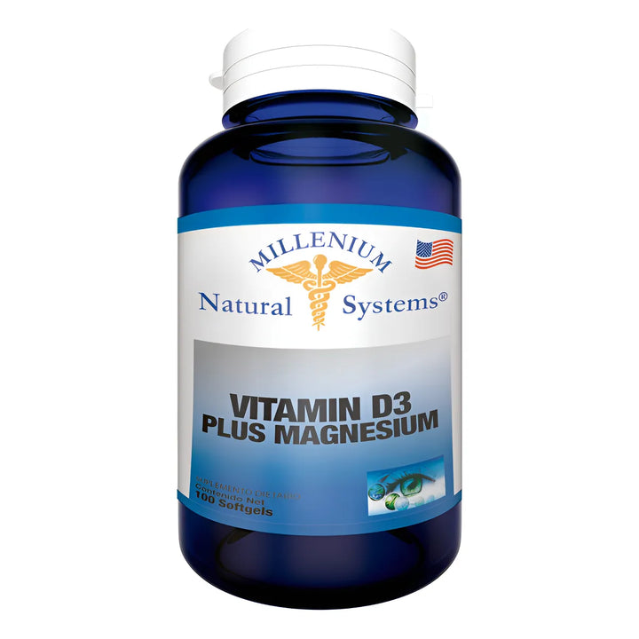 Vitamina D3 Plus Magnesium 100 Sin Sabor - Imagen 1