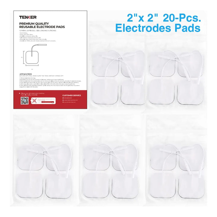 Almohadillas De Repuesto Estimulador Muscular 24 Und - Imagen 2