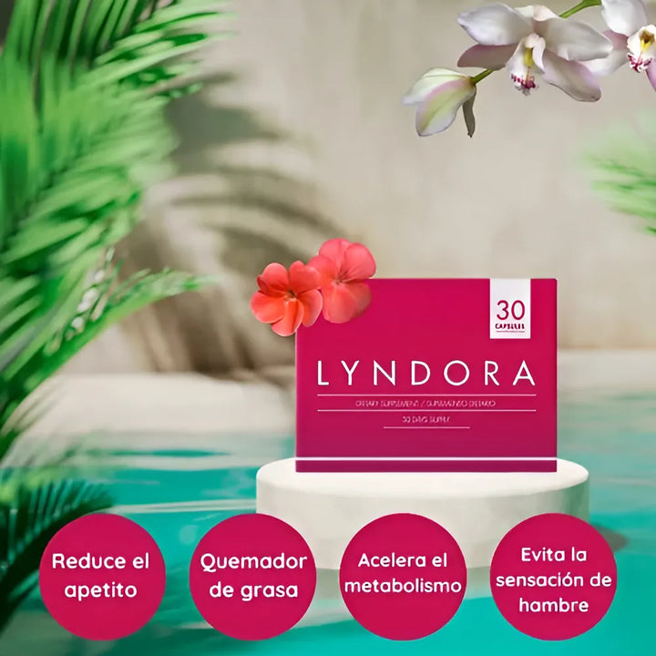 Lyndora 30 Cápsulas Para Control Peso Termogénico Adegalzante Natural De Naranja Amarga Y Ashwagandha - Imagen 3