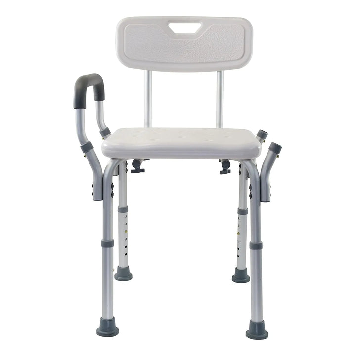 Banqueta De Ducha Con Respaldo Y Brazos, Diseño Ergonómico - Imagen 6