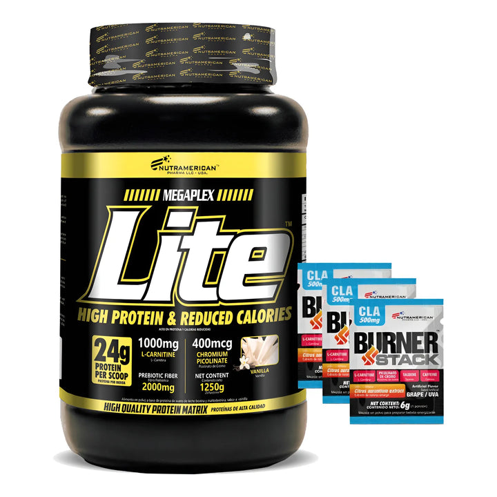 Megaplex Lite 3lb, L- Carnitina - Imagen 1