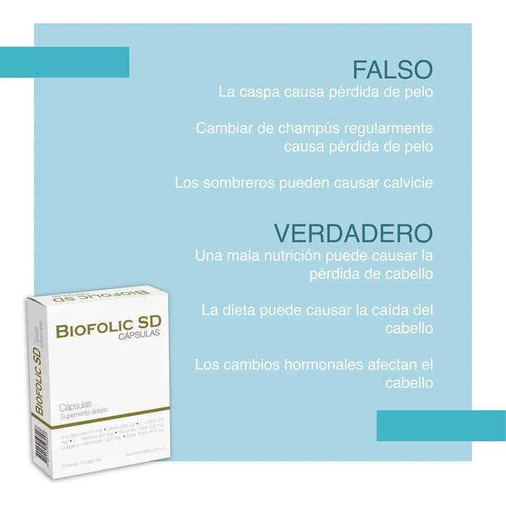 Biofolic Sd Capsulas - Biohealthy 60 Capsulas No - Imagen 3