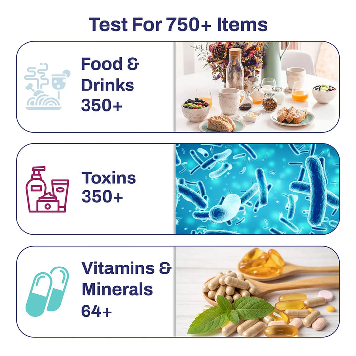 Kit Prueba Sensibilidad Alimentos Bebidas Vitaminas Adultos - Imagen 5