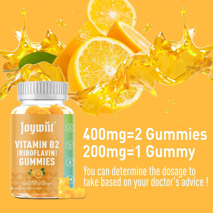 Gomitas Masticables Vitamina B2 Riboflavina 400 Mg Para Adul - Imagen 5