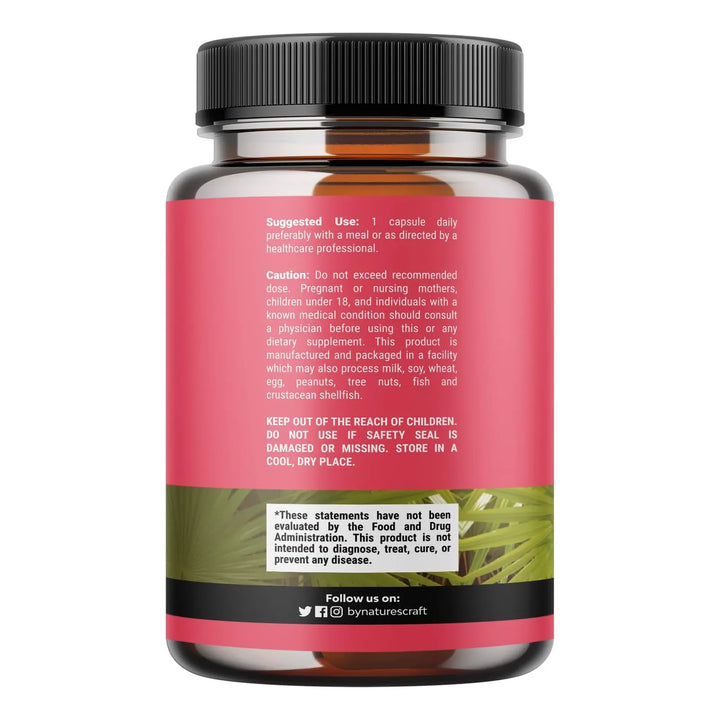 Palmetto De Sierra Extra Fuerte Para Mujeres Con Biotina Síl - Imagen 2
