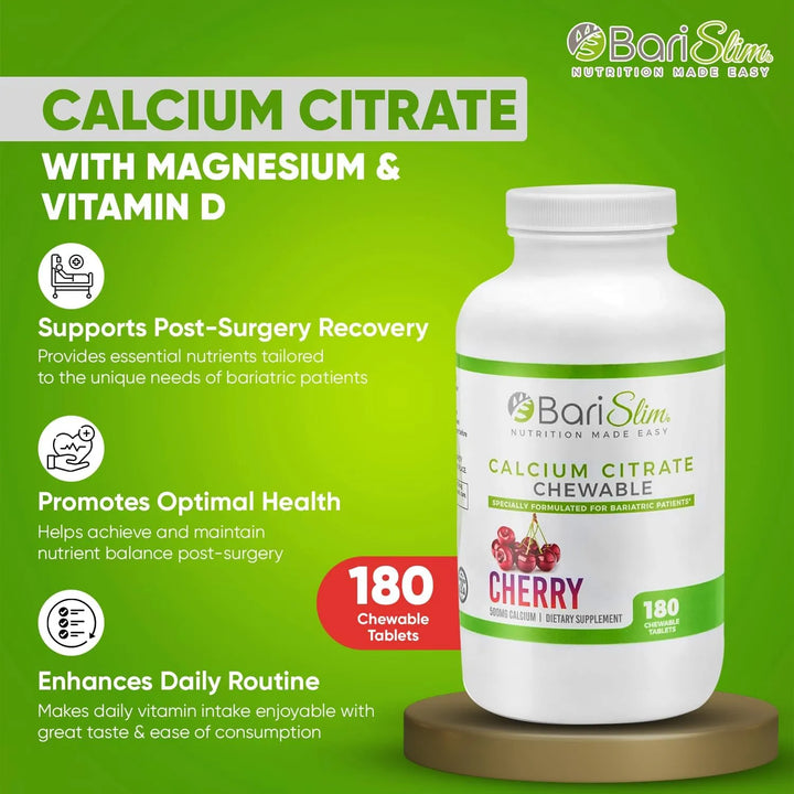 Citrato De Calcio Para Bariátricos Con Magnesio Y Vitamina D - Imagen 3