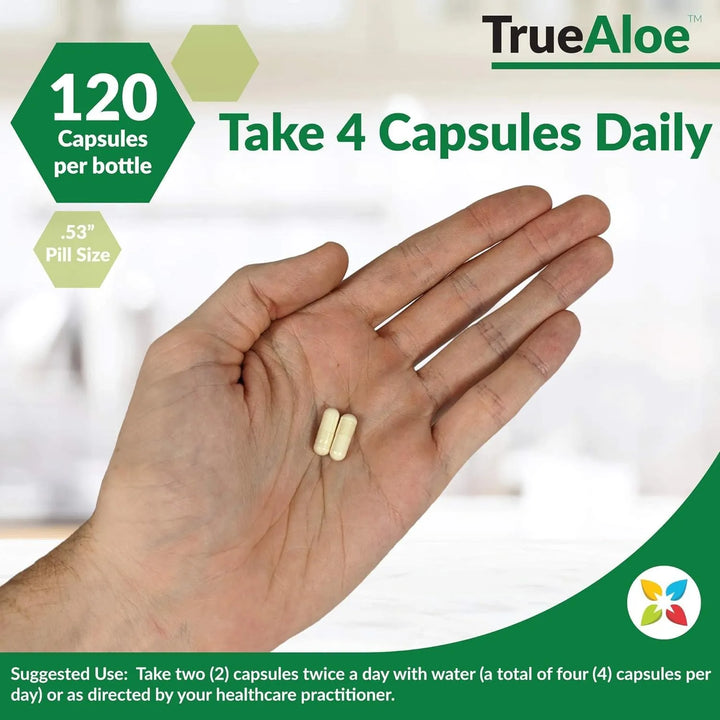 Cápsulas De Aloe Vera Orgánico 80000 Mg Soporte Digestivo Pi - Imagen 4