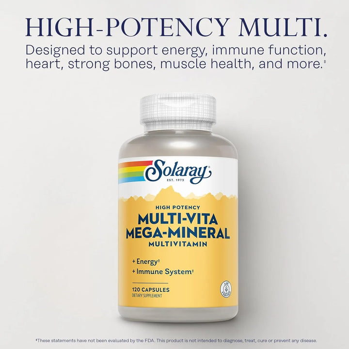 Cápsulas Multivitamínicas Mega Minerales 120 Unidades Energí - Imagen 3