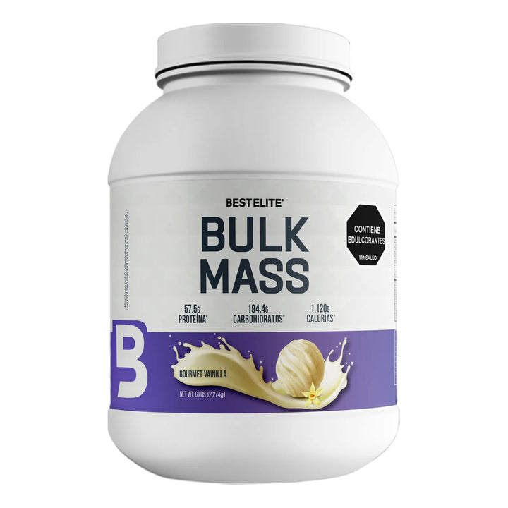 Proteina Hipercarolina Bulk Mass 6 Libras 6lb 6 Lb De Best Elite Mega Gainer Pro Smart Super 5 - Imagen 3