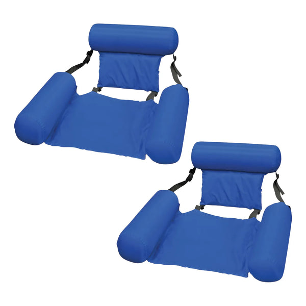 Silla Flotante Poolmaster Paquete De 2 Ajustable Y Portátil Para Piscina