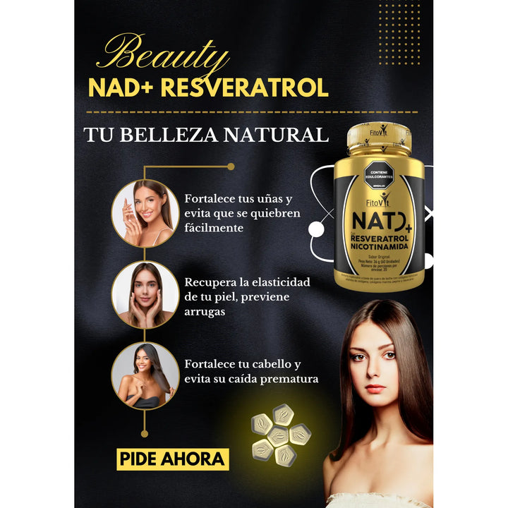 Natd+ Resveratrol Nicotinamida Original - Imagen 6