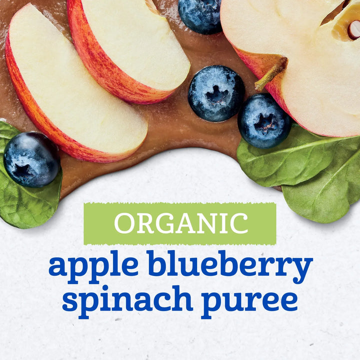 Alimentos Para Bebés Orgánicos Manzana Arándano Espinaca 99 - Imagen 4