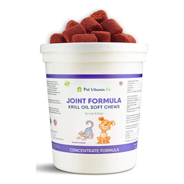 Aceite De Krill Masticable Para Perros Y Gatos Salud Articular Omega 3
