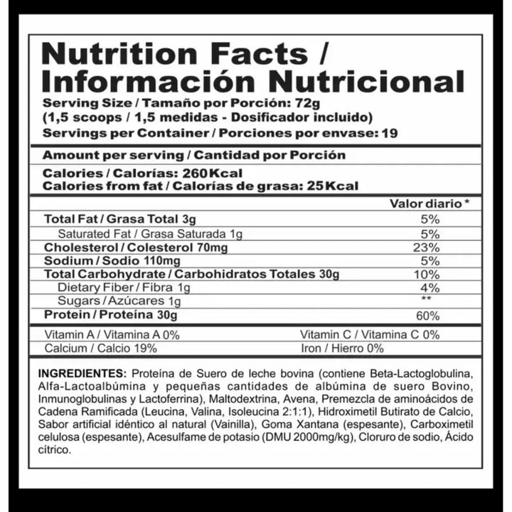 Proteina Bipro Mass 3 Libras - Imagen 3
