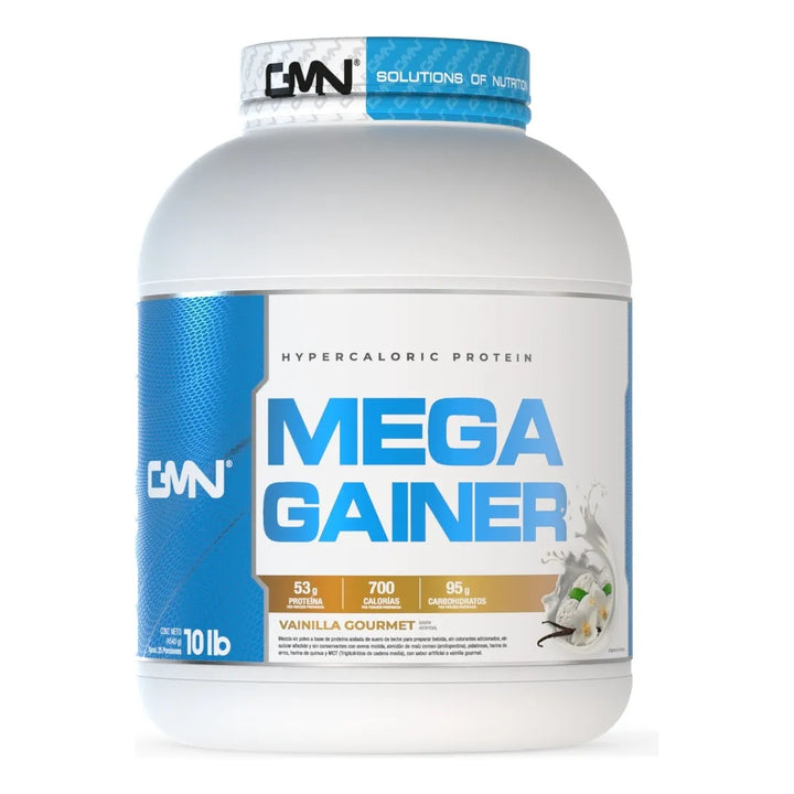 Proteína Sin Azúcar (10 Lb) Mega Gainer Gmn Vainilla Gourmet - Imagen 3