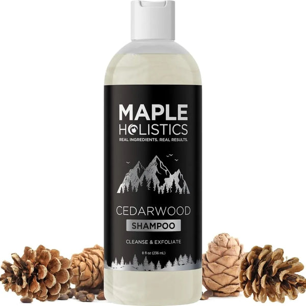 Champú De Cedro Y Romero Para Hombre Tratamiento Capilar Natural Sin Sulfatos